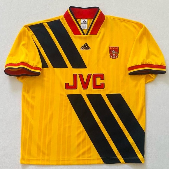 Arsenal 1993 94 away kit (2021 Remake) - Picture 1 of 7
